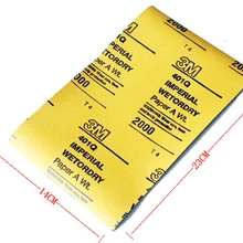 Качественная шлифовальная бумага, водно-абразивная наждачная бумага, водонепроницаемый абразивный лист для более тонкой шлифовки 10 шт в розницу