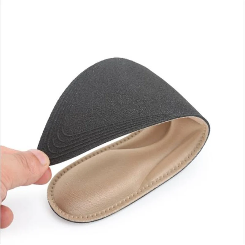 1 пара 4D дышащая губка мягкая стелька-супинатор для женщин на высоком каблуке обувь для массажа Удобные стельки толстые стельки