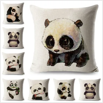 cute panda pillow