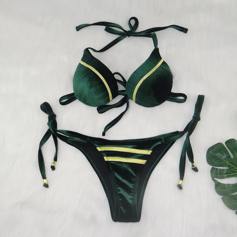 Pushup bikini velvet Pushup bikini velvet