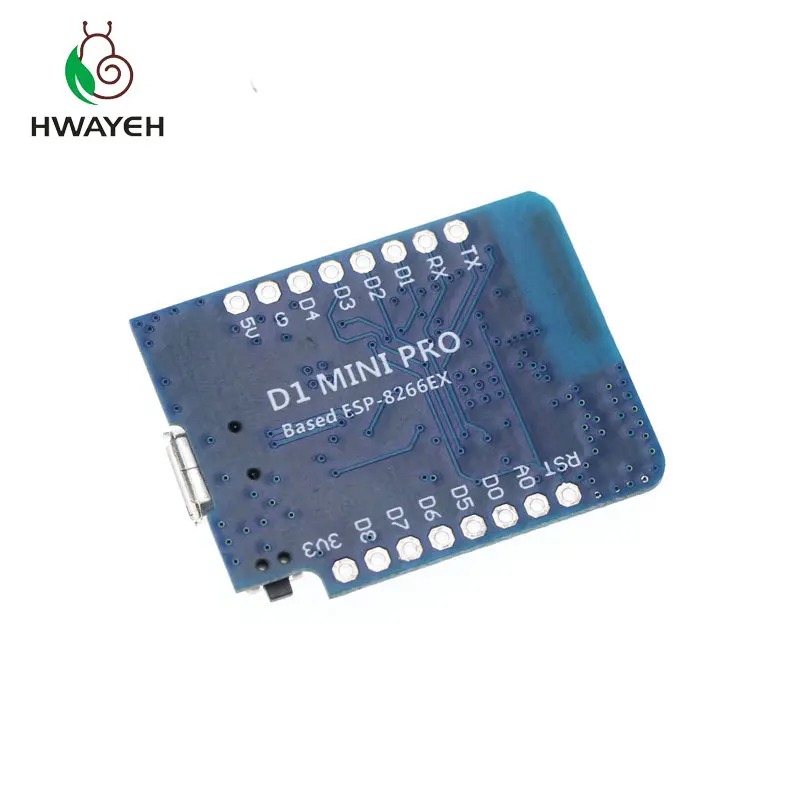 Внешняя антенна WEMOS D1 Mini Pro 16 Мб разъем NodeMCU на базе ESP8266 поддержка Wi Fi макетная