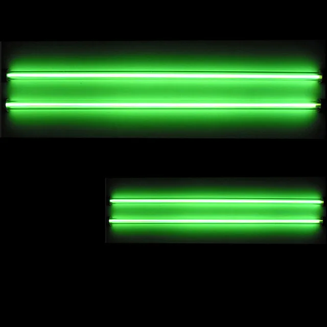 Green light EE Поддержка "+ 12" автомобиль мотоцикл освещение Undercar неон под днище кузова ламповый комплект CCFL холодный катод 12 V огни - Испускаемый цвет: Green light