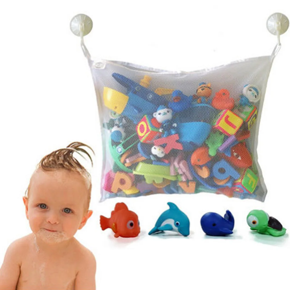 Удобная детская подушка для Ванны Игрушка сетка высокой емкости сумка для хранения в ванную Органайзер держатель новорожденный Органайзер для ванной