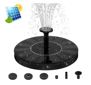 

180L/H Solar Fountain Solar Water Fountain Garden Pool Pond Outdoor Solar Panel Fountain Floating Fountain Garden Decoration