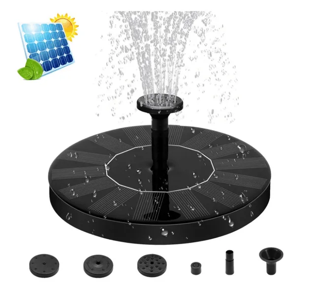  US $12.70  180L/H Solar Fountain Solar Water Fountain Garden Pool Pond Outdoor Solar Panel Fountain Floating F