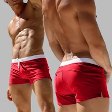 Сексуальные мужчины купальники Пляжные шорты пляжные шорты мужские для плавания Шорты Surf Шорты пляжные плавки