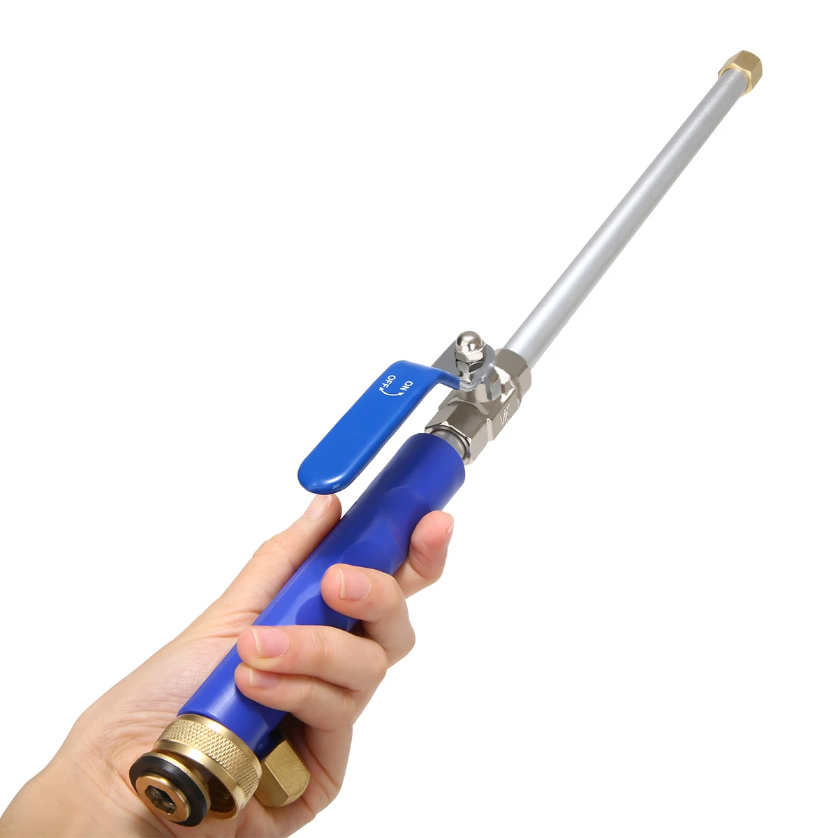 

1pc Hydro Jet High Pressure Washer Water Spray Tool Nozzle Wand Connection Adapter Nozzle Watering Spray Sprinkler Cleaning Tool