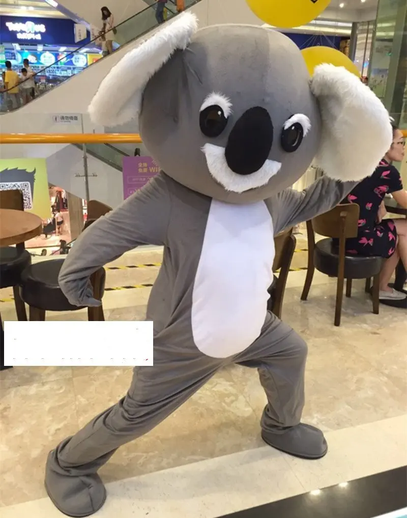 

Koala Mascot Cartoon Apparel Birthday Party Masquerade Adults Size Christmas Fancy Dress Halloween Mascot Costume