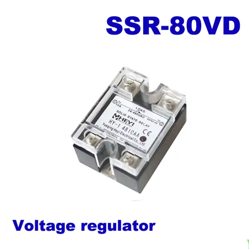 80a Ssr Input Dc 0 10v Single Phase Ssr Solid State Relay