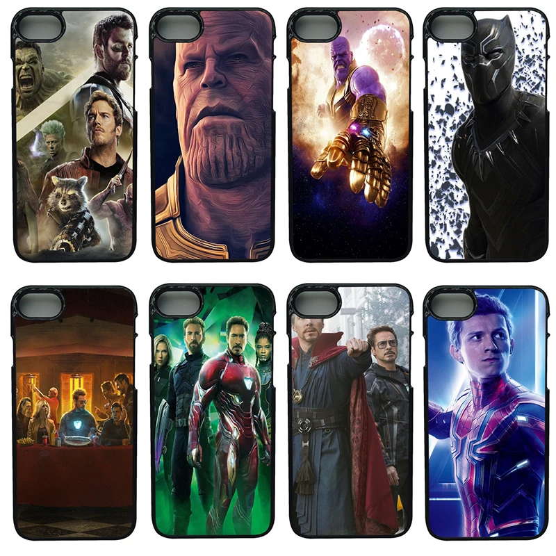 Fashion Avengers Infinity War Mobile Phone Cases Hard PC Cover For iphone 8 7 6 6S Plus X 5S 5C 5 SE 4 4S iPod Touch Shell |