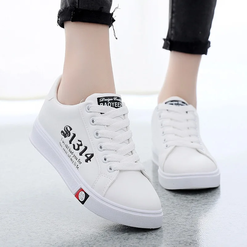 

Hot sale Sports shoes hoes white round head casual white shoes SDV-01-SDV-04