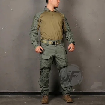 

Emersongear G3 Advanced Version BDU Uniform Combat Shirt & Pants with Knee Pads Waterproof Tactical Clothing GEN3 Camouflage