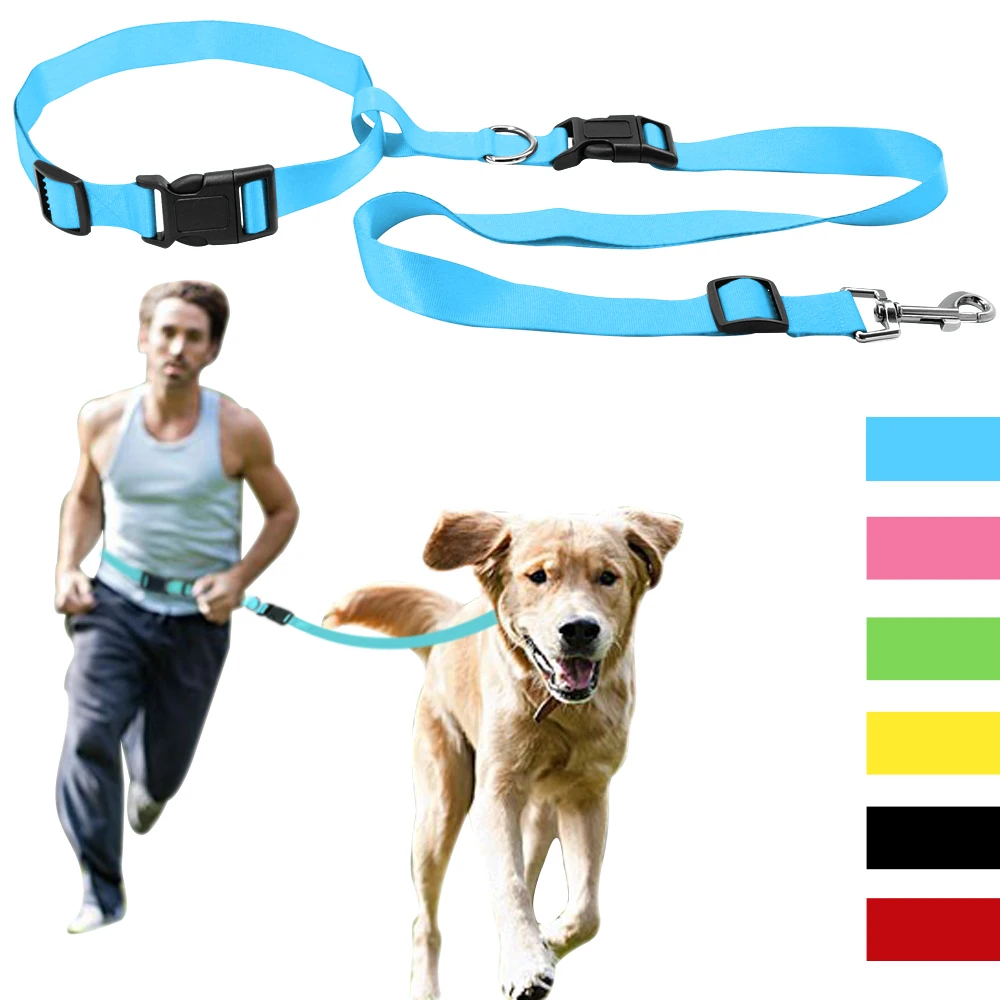 Buy 6 Colors Strong Nylon Hand Free Dog Leash Pet