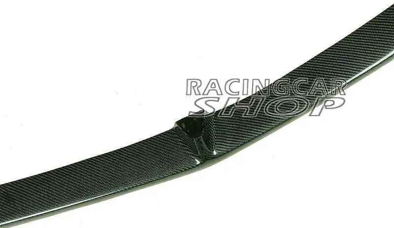 REAL CARBON FIBER V TYPE FRONT LIP SPOILER FOR MERCEDES BENZ W212 E-CLASS E200 E260 E300 E350 E550 E63 AMG BUMPER