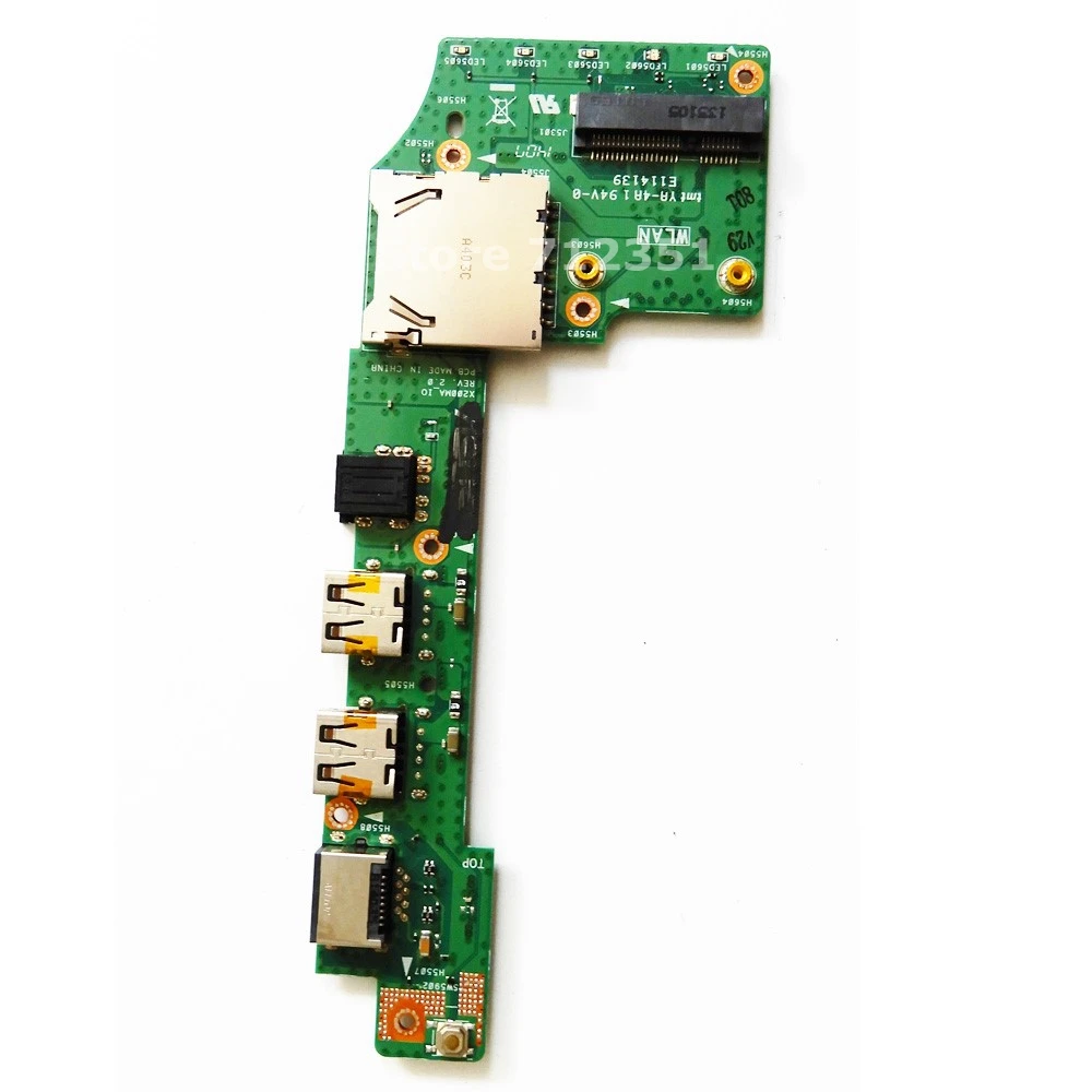 X200MA для ASUS X200 X200C X200CA X200M плата ввода вывода USB SD кардридер аудио Плата IO_BOARD 60NB04U0