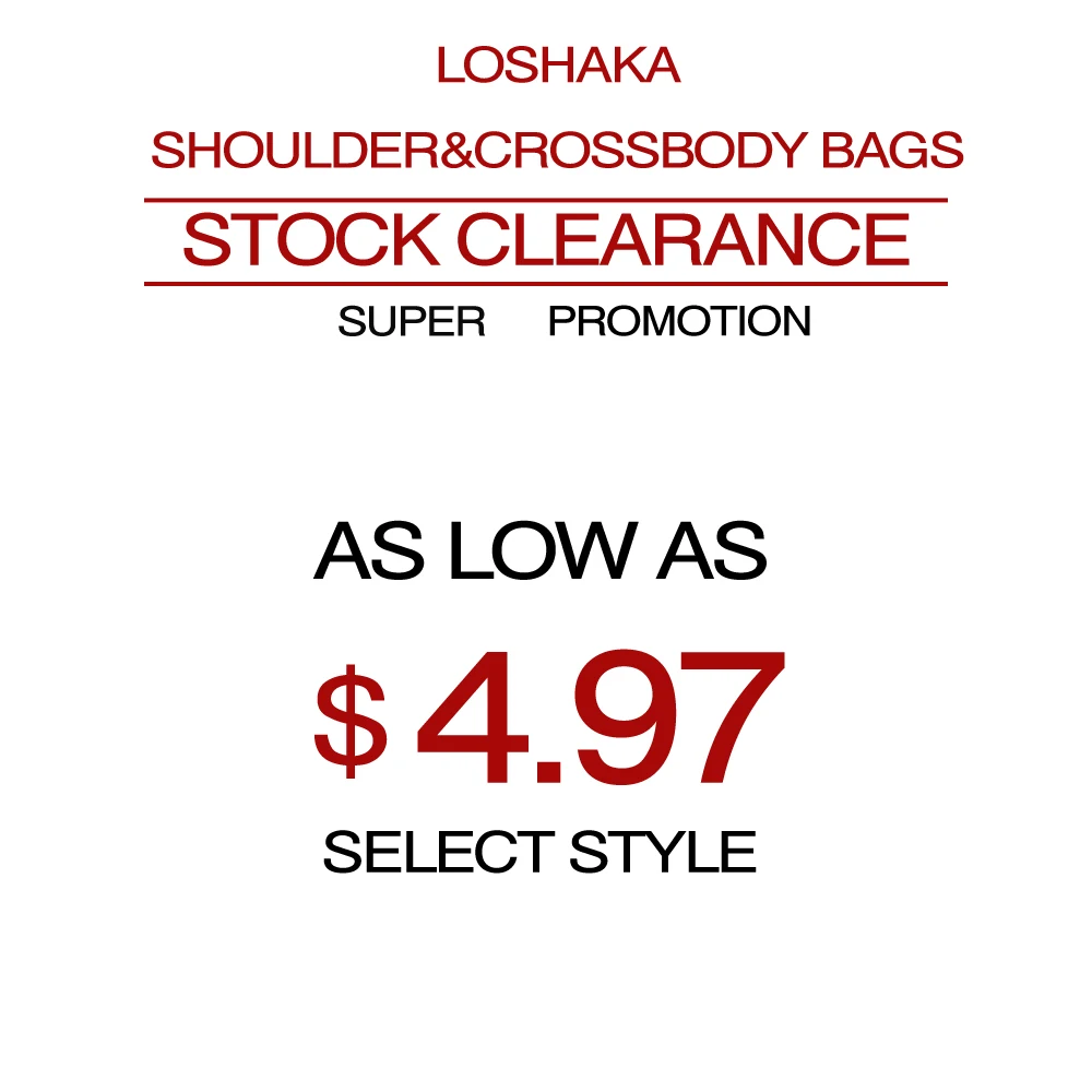 Loshaka распродажа запасов женская сумка на плечо супер акции как низкая $4 97|women shoulder