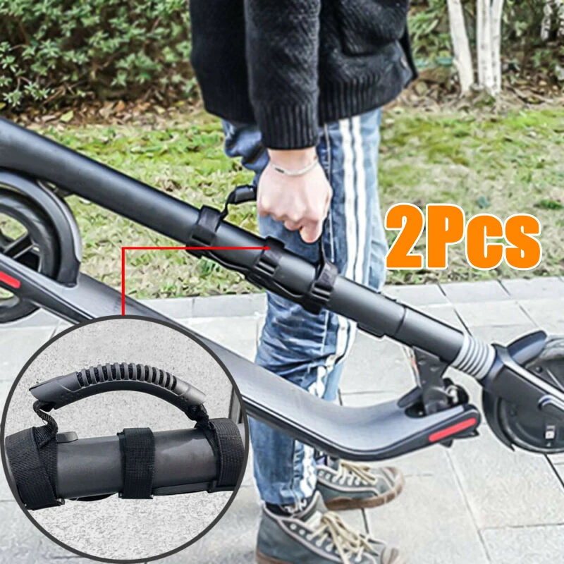 Scooter Handle Strap 20*18*2cm Skateboard Accessory 2Pcs/set Plastic Webbing Carrying Belt Practical Convenient