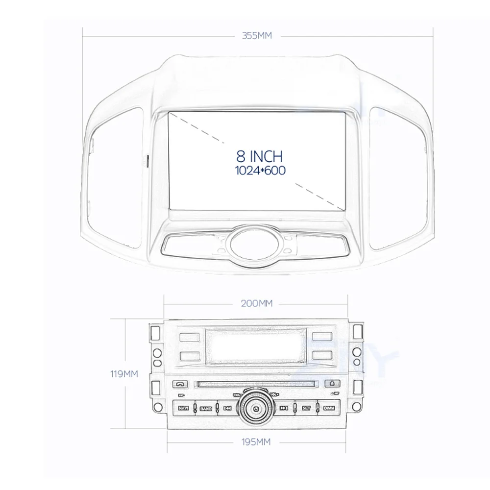 Perfect Aotsr Android 8.1 GPS navigation Car DVD Player For CHEVROLET CAPTIVA 2012+  multimedia 2 din radio recorder 4GB+32GB 2GB+16GB 3