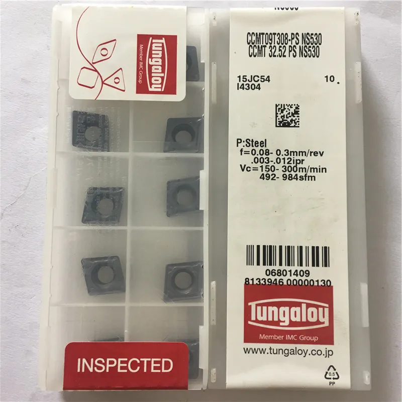 CCMT09T308 PS NS530 original TUNGALOY carbide insert turning tool 10pcs