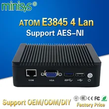 Pfsense fanless X86 font b mini b font font b pc b font VGA with ATOM