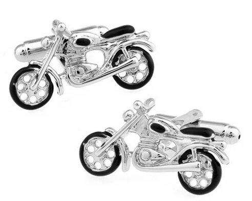 

Motorcycle Silver Colour Motorbike Style Copper Material Men Wholesale Cuff Links