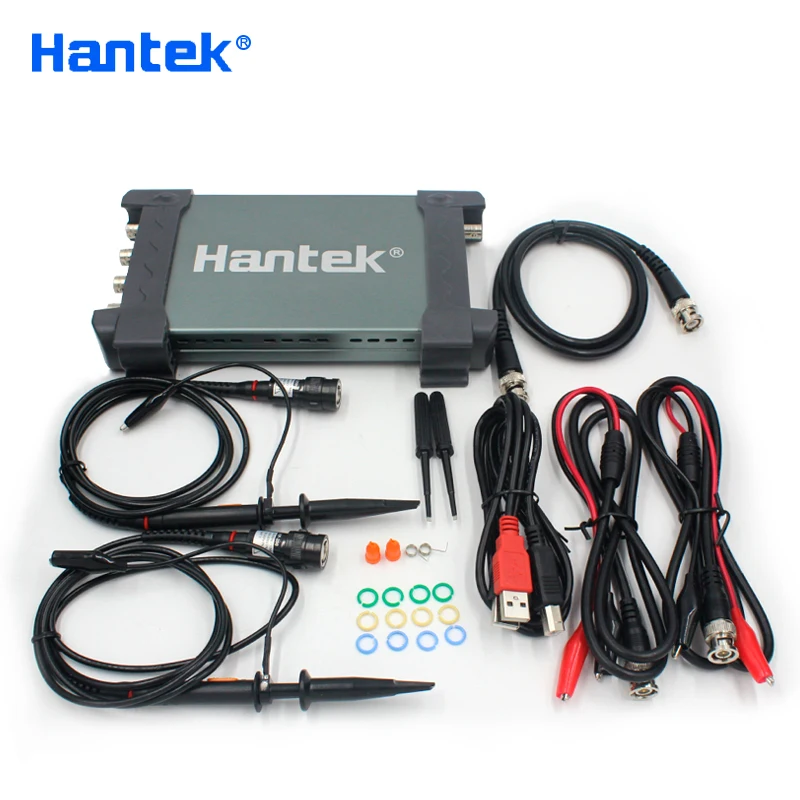 Hantek 6254BD цифровой осциллограф USB ручной 4 канала 250 МГц осциллограф ПК на основе Osciloscopio 25 МГц генератор сигналов