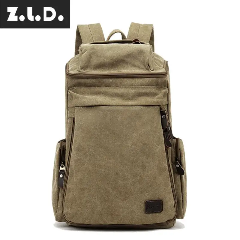 Z.L.D. Прямая продажа с фабрики новый рюкзак из парусины Повседневная Студенческая