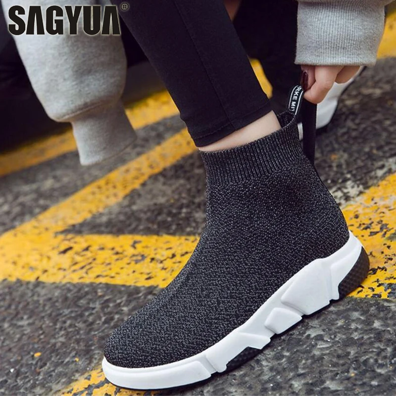 Aliexpress.com : Buy NEW Stretch Elastic Knitting Socks Women Ladies ...