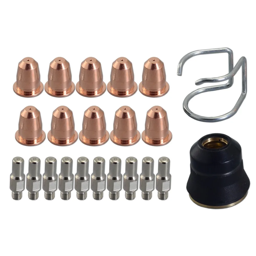 22pcs PR0110 Plasma Electrode PD0116-06 Tip 0.65 &amp PC0116 CV0010 Fit Trafimet S25K S45 | Инструменты