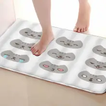 Cat Стиль Ванная комната Коврики, забавные Нескользящие Для ванной Коврики, Занавески для душа Интимные аксессуары, Коврики Чинг вашей душе Шторы