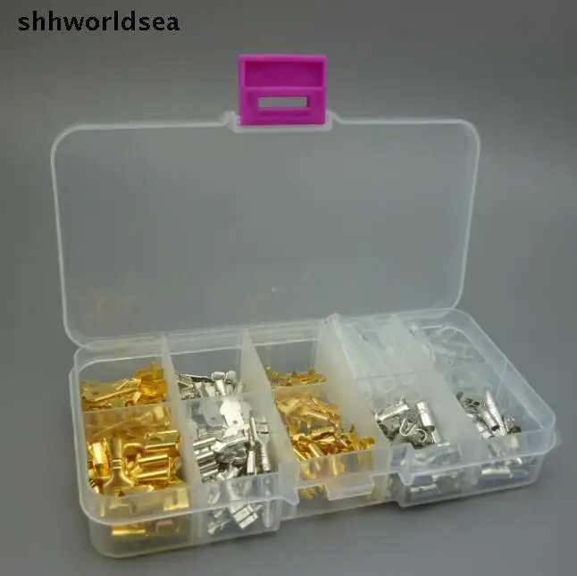 Shhworldsea 150 шт. 6 3 мм 2 8 4 0 смешанный заказ 10 видов гнездовой мужской автомобильный