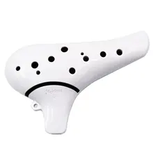 SEWS-Meideal Alto C ocarina 12 отверстий пластиковый музыкальный инструмент ocarina с защитным мешком
