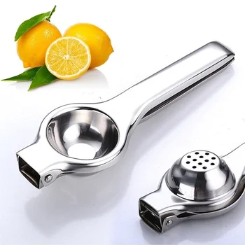 

Kitchen Tools Lemon Squeezer Rust-Proof Stainless Steel fruit and vegetable Hand Juicer Fast Handle Press