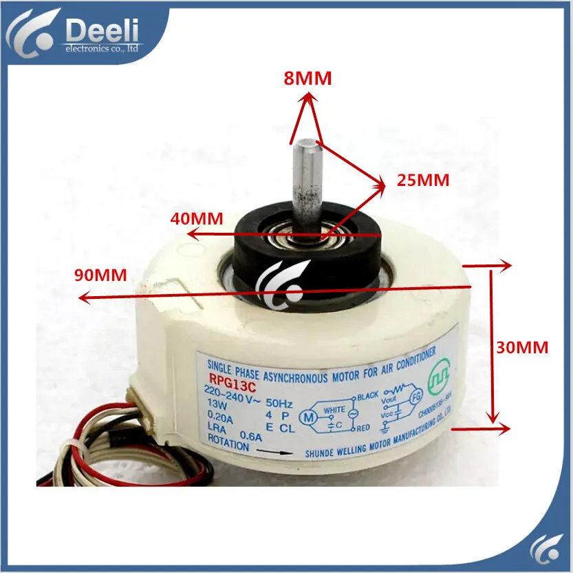 

good working new for Air conditioner Fan motor machine motor RPG13C good working