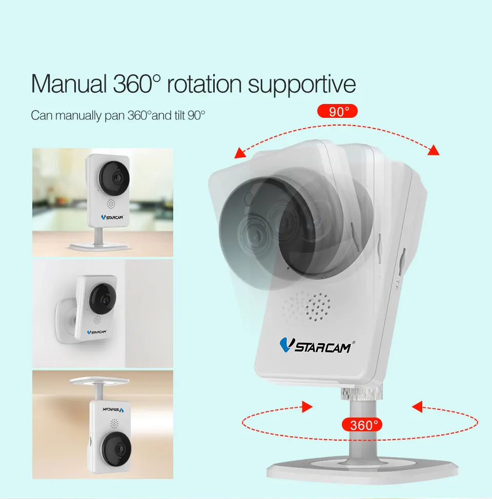 VStarcam IP камера C92S 1080P Wi-Fi мини-камера инфракрасного ночного видения движения сигнализации видео монитор