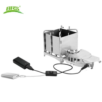 

BRS Camping Stoves Portable Wood Burning Stove With Storage Box For Outdoor Backpacking Hiking Traveling Picnic BBQ Brs-116