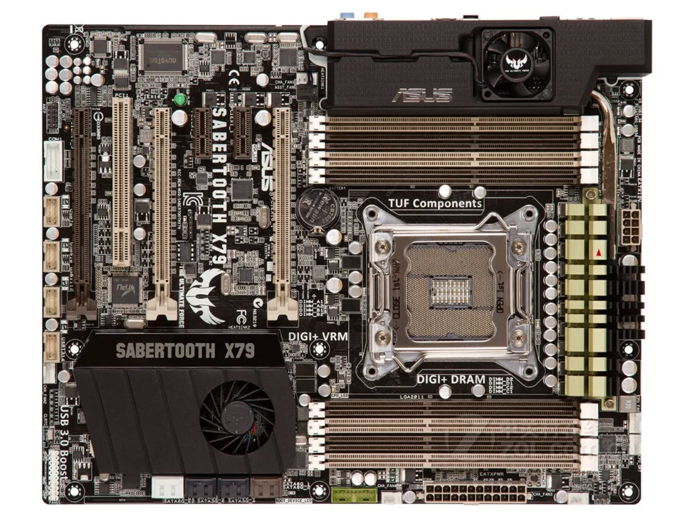

ASUS original motherboard forSABERTOOTH X79 LGA 2011 DDR3 USB2.0 USB3.0 64GB X79 Desktop motherborad Free shipping