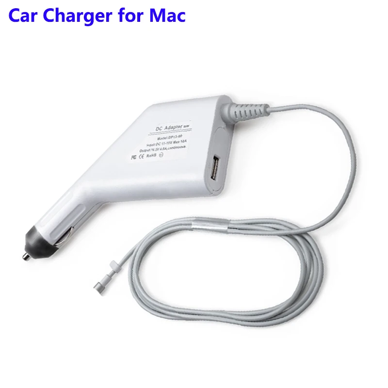 Автомобильное зарядное устройство DC дорожный адаптер для Mac Book Pro Air safe 2 кабель 85