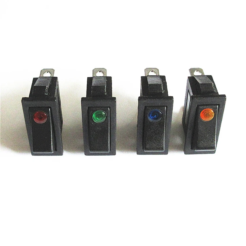 

5pc/set AC 16A 250V 3 Pin SPDT KCD3 ON-OFF 3 Position Boat Rocker Switch black Heater electric heating table power switch