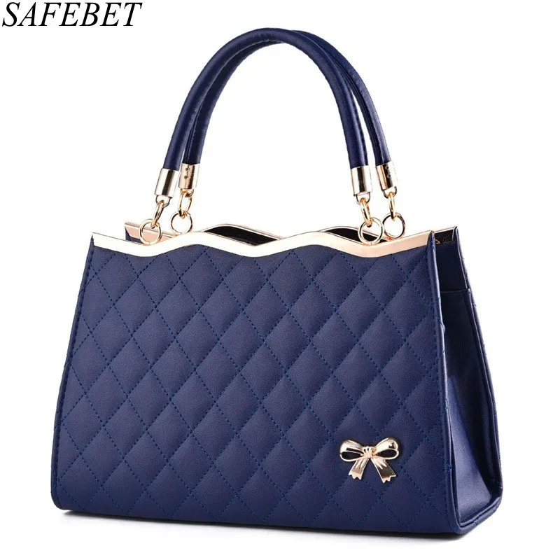 

SAFEBET Brand 2017 High Quality PU Leather Ladies Designer Bowknot Fashion Luxury Women Hand bag Messenger bag Shoulder bag