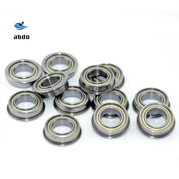 

10pcs/Lot ABEC-5 MF105ZZ MF105Z MF105 ZZ LF1050ZZ 5x10x4 mm Steel Metal Shielded Flange Flanged Bearing Radial Ball Bearing