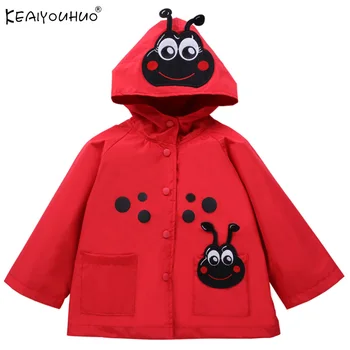 

Windbreaker Baby Girl Jackets And Coats High Quality Waterproof Girls Raincoat Children Outerwear Cartoon Boys Jackets For Kids