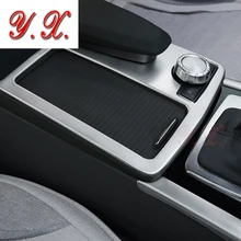 Adesivi Per mercedes w204 c180 c200 In acciaio inox pannello Console supporto di tazza interni decorativi Trim covers sticker CON GUIDA A SINISTRA