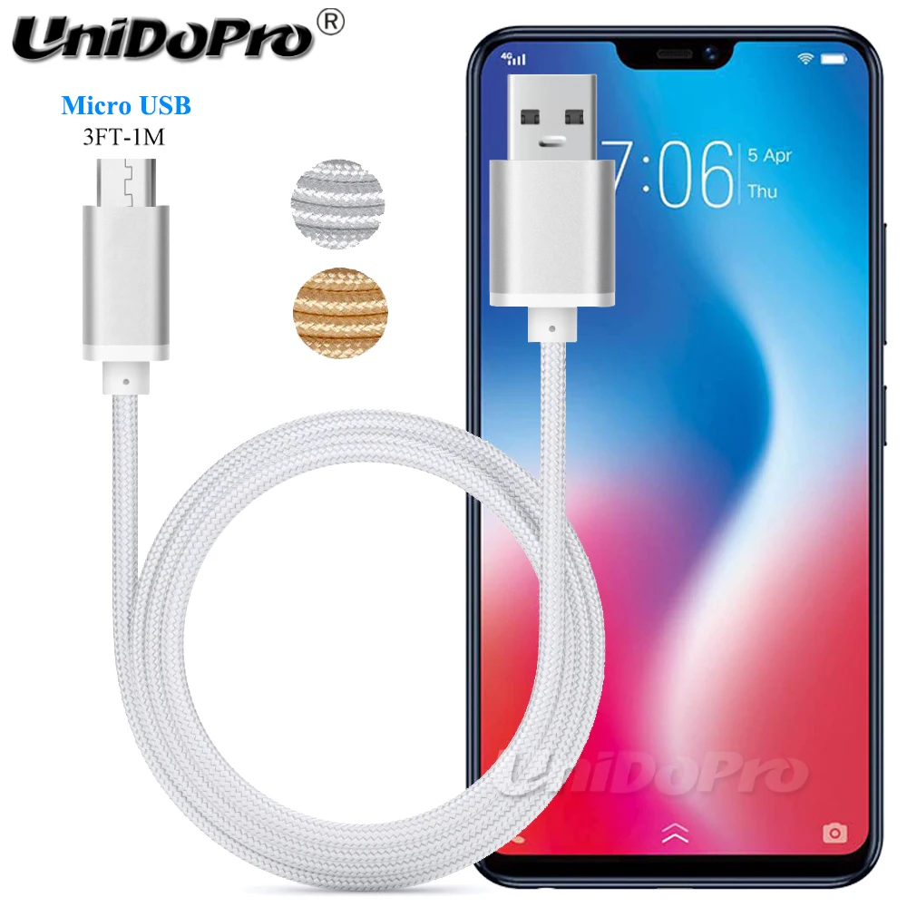 

3FT Micro USB Fast Charger for Vivo V9 Pro / Y9 Youth , Z1 Y97 V11 X23 Y83 Pro, Y81s Z10 X21 X20 Plus Data Sync Charging Cable