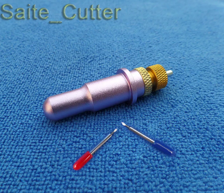 

1 pc Roland Cutting Plotter Purple Blade Holder Vinyl Cutter + 5 Pcs 45 Degree + 5 Pcs 60 Degree Roland Vinyl Cutting Blades