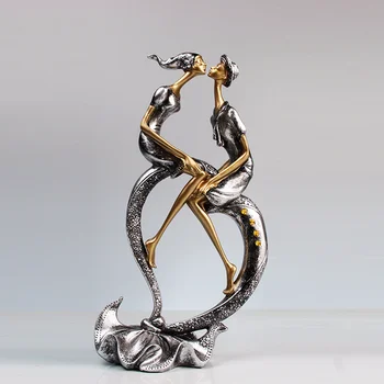 

Creative Love Couple Sculpture Kissing Sweetheart Home Decor Crafts Resin Statue Best Gifts To Friend Wedding Decor Figurine
