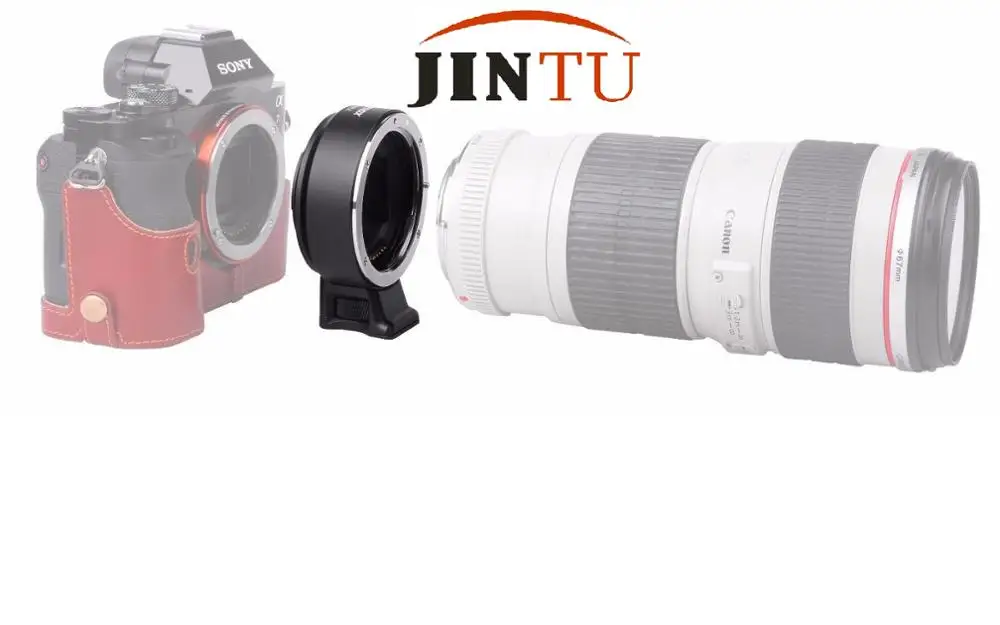 JINTU High Speed Auto Focus EF-NEX III Lens Adapter for Canon EOS EF to E Mount Full Frame A7 A7R A7SII A6300 A6000 A7S A9 | Электроника