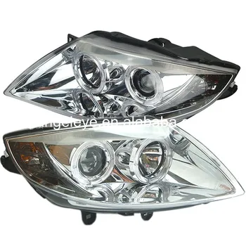 

For BMW for E85 Z4 LED Angel Eyes Head Lamp 2003-2008 year Chrome housing SN