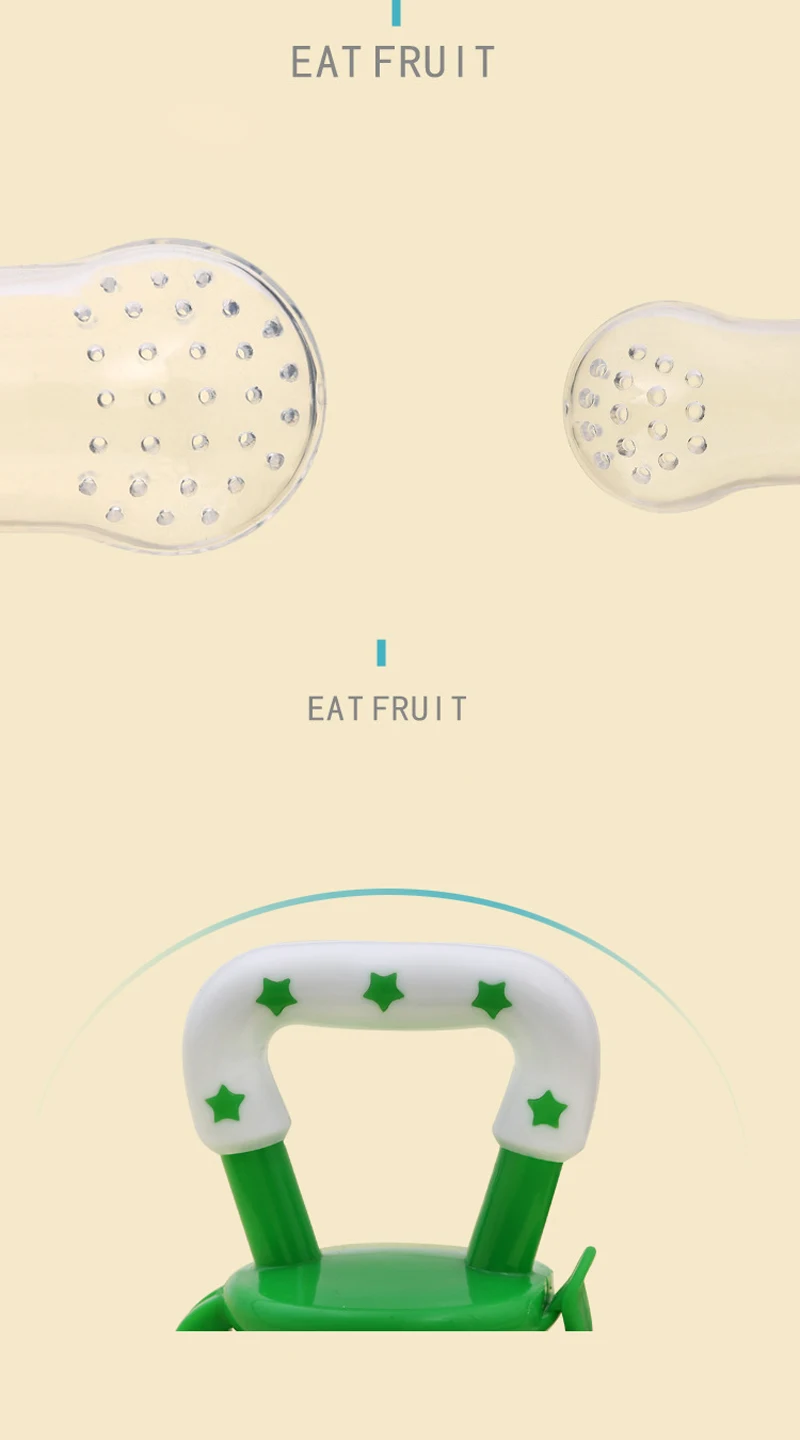 Детские фрукты и овощи музыка прорезиненная соска укуса мешок детские пищевые добавки Кормление младенцев Кормление поставки игрушки