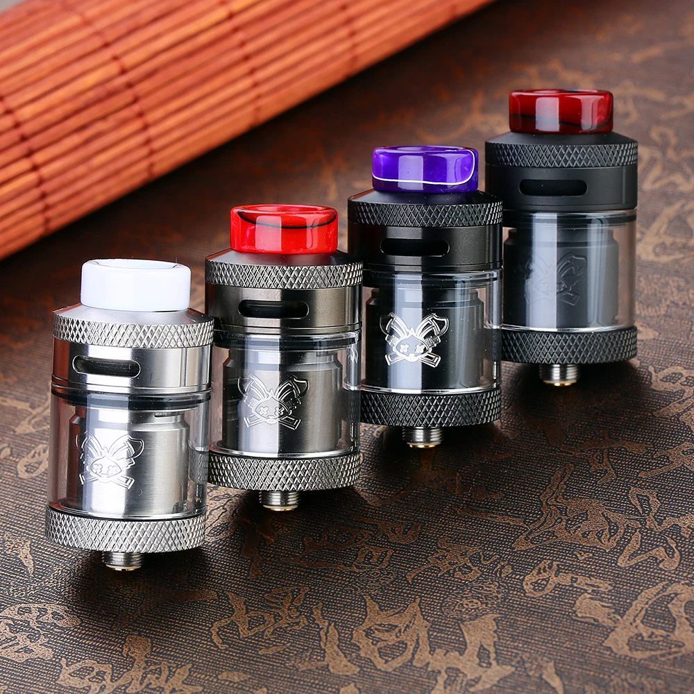 Original Hellvape Dead Rabbit RTA 2ml/4.5ml Tank Atomizer with 24mm Diameter Top-side Diagonal Adjustable Airflow Vs Drop Dead Original Hellvape Dead Rabbit RTA 2ml/4.5ml Tank Atomizer with 24mm Diameter Top-side Diagonal Adjustable Airflow Vs Drop Dead